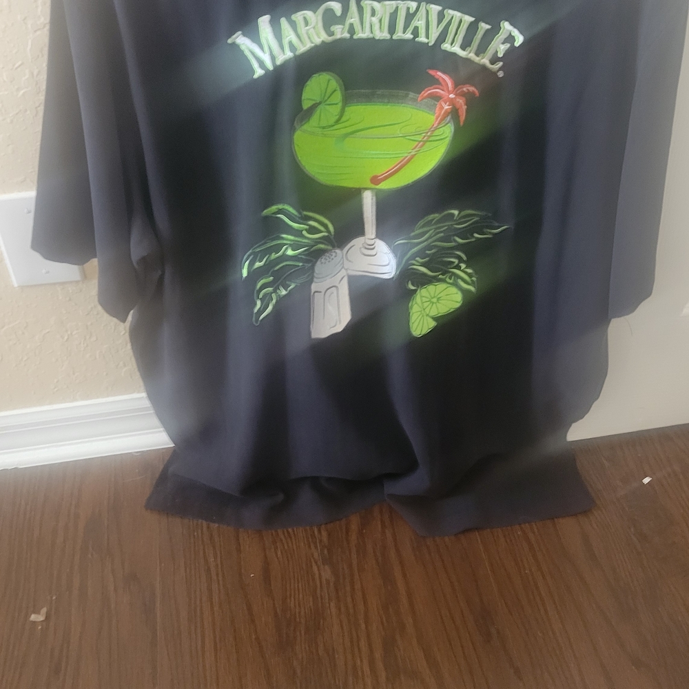 Jimmy Buffett Margaritaville Embroidered 2xl Button Down Shirt Like New